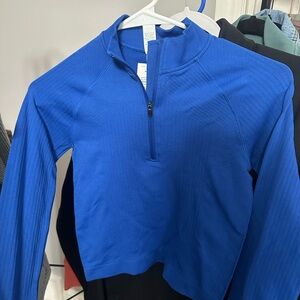 DSG Women's Blue Quarter-Zip Top